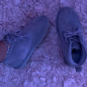 Purple/grey UGG slip on